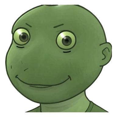 Un garçon qui cache la moitié de sa tête en dessous de la table  sticker