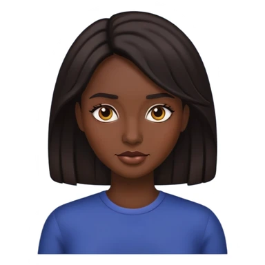 Melena morena sticker