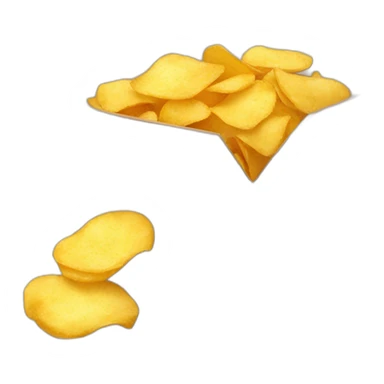 Box with potato chips and nuggets sticker