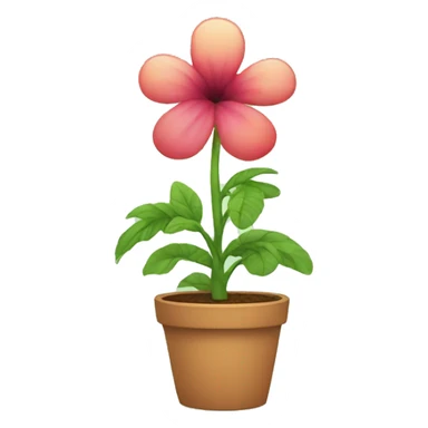 potted plant sticker