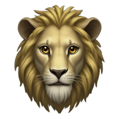 lion fool taroth sticker