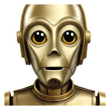 C3PO happy sticker