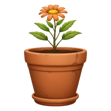 flower pot sticker