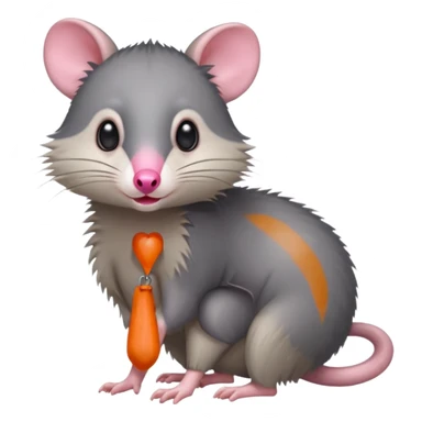 Virginia opossum sticker