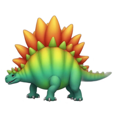 stegosaurus gay lgbt sticker