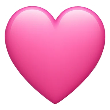 Pink iphone heart emoji sticker