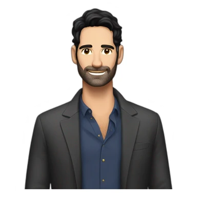 Lucifer Morningstar tom ellis sticker