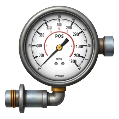 pressure gauge pipe sticker