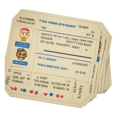 A joint ticket system is employed for the presidential election, where the president and vice president are elected together. sticker