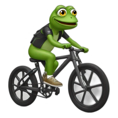 Pepe fast bike sticker
