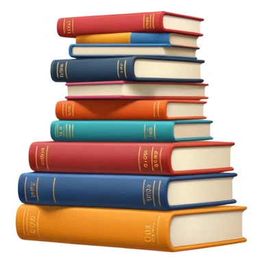 libros aesthetic de colores sticker