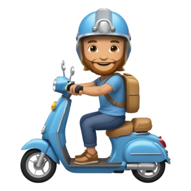 zeus god drive scooter sticker