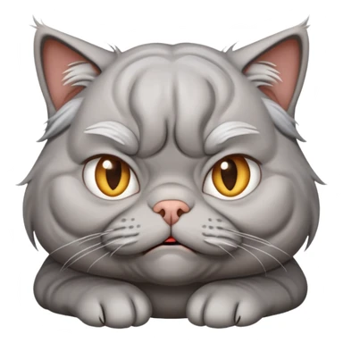 Stupid granny cat sticker