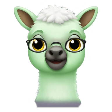 cria um emoji de olhinho verde sticker