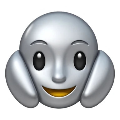 piece of ishiny metal sticker