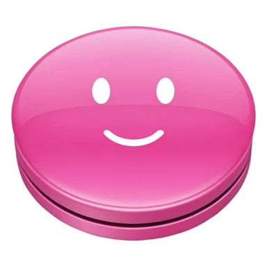 pink press button sticker
