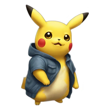 Pikachu dort sticker