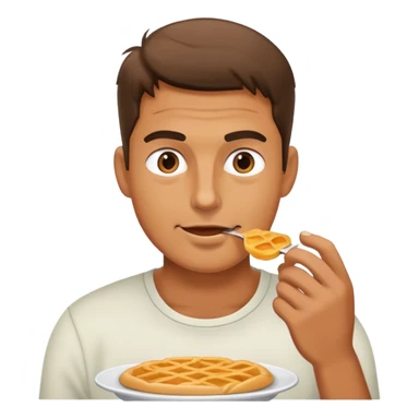 A man eats a lot sticker