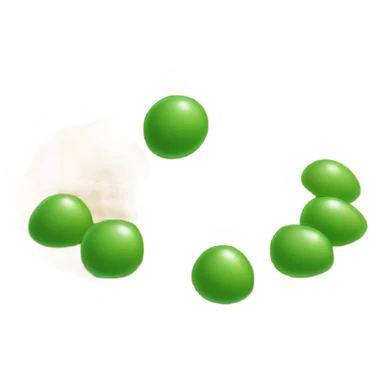 Pile of sand with a pea on top sticker
