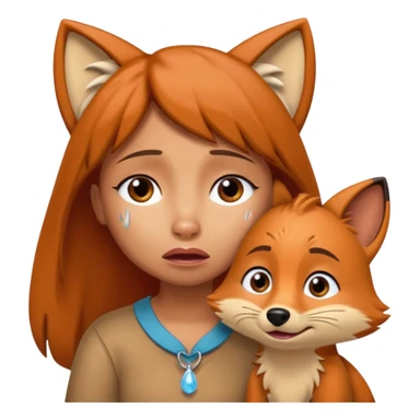 Make Dora and Swiper the fox crying sticker