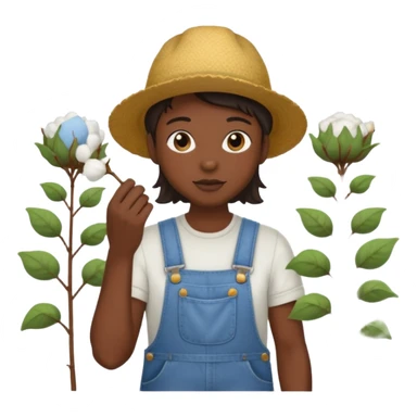 Cotton pickar sticker