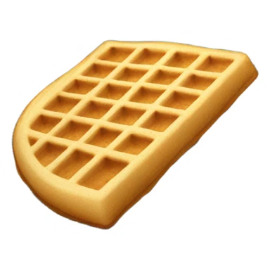 Waffle dyed blue sticker