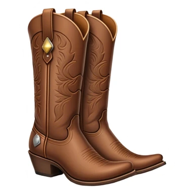 Cowboy boots sticker