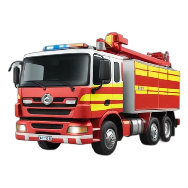 Camion de bomberos del ayuntamiento de madrid sticker