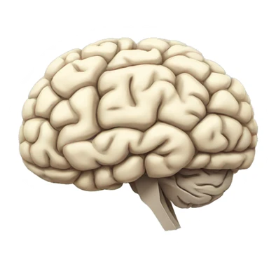 brain that is eating paper sticker