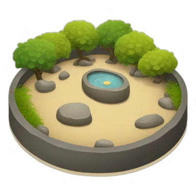 Zen Garden sticker