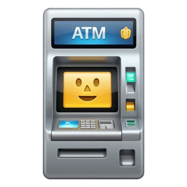 bank atm sticker