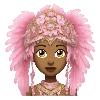Pink kokoshnik sticker