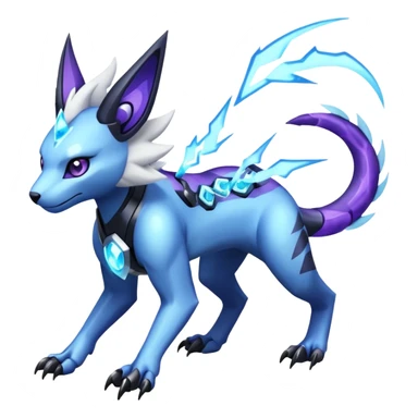 Genet-Absol-Kyurem-Zeraora-Primagen-fusion-creature  sticker