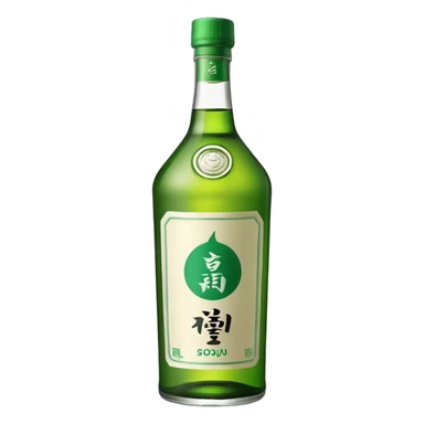 korea soju sticker