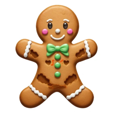 Gingerbread stylised sticker