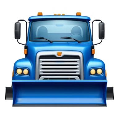 Snowplow truck sticker