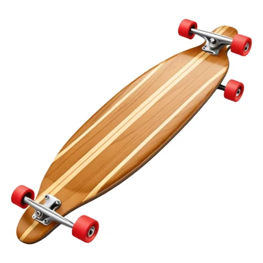 Wooden Longboard sticker