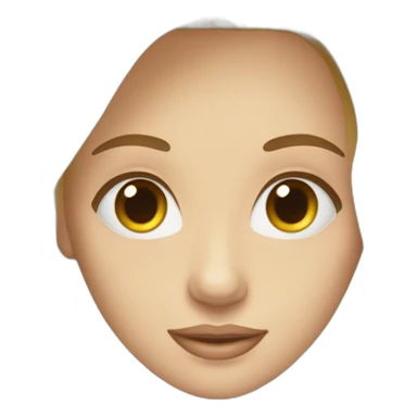 Fille blanche blonde et un peu brune sticker