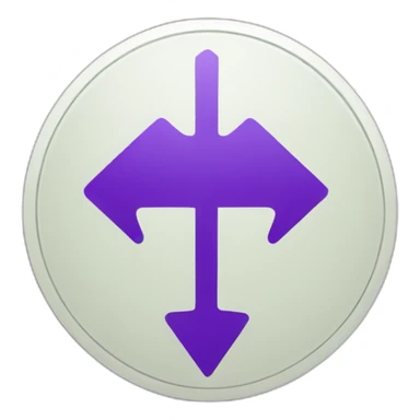 badge with up arrow sticker