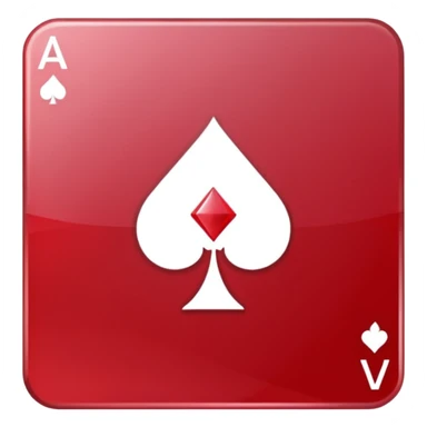 Ace of Diamonds Icon sticker