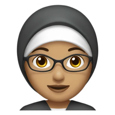 Hijab nurse sticker