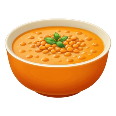 orange Lentens soup sticker