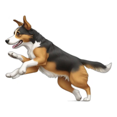 agility Aussie dog sticker