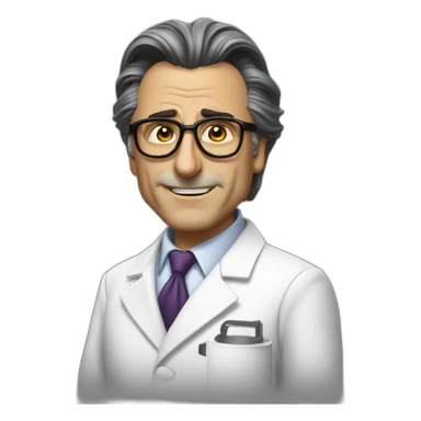 Andy Garcia mad scientist sticker