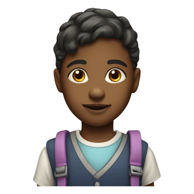 elementary school childreen with school outfit sticker