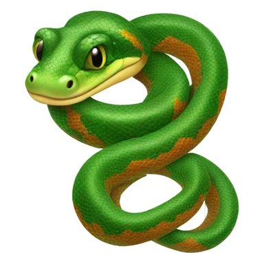 emerald tree boa sticker