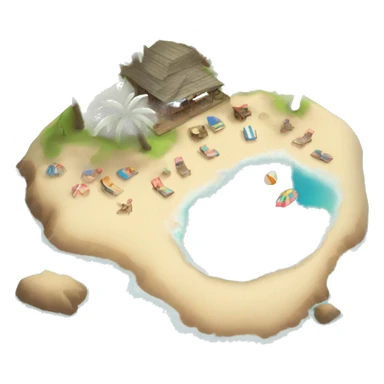 beach pretty sticker