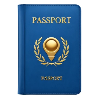 passport booklet sticker