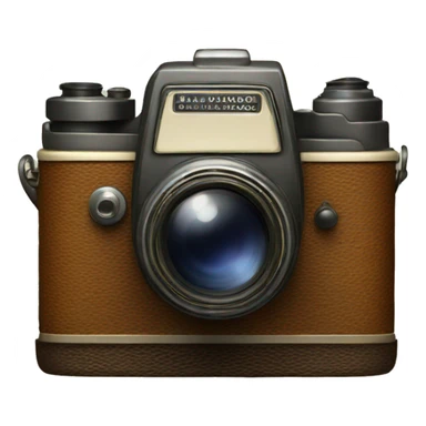 Vintage camera sticker