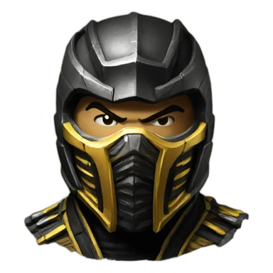 Mortal Kombat scorpion sticker